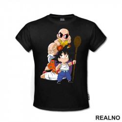 Kids With Their Teacher - Goku - Dragon Ball - Majica