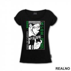 OUTLET - Crna ženska majica veličine S - Sukuna OUTLET - Crna ženska majica veličine S - Sukuna