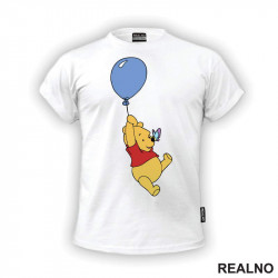 Vini Pu Sa Balonom i Leptirom - Crtani Flimovi - Majica