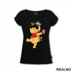 OUTLET - Crna ženska majica veličine L - Vini Pu OUTLET - Crna ženska majica veličine L - Vini Pu