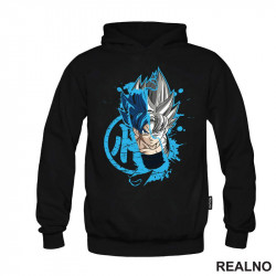 Half Face - Goku - Dragon Ball - Duks