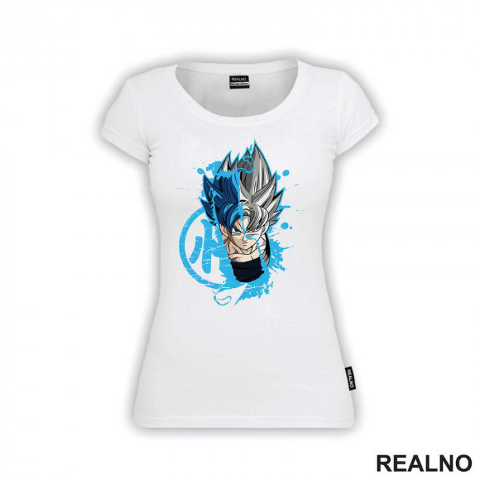 Half Face - Goku - Dragon Ball - Majica Half Face - Goku - Dragon Ball - Majica