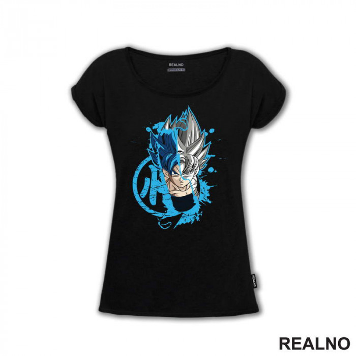 Half Face - Goku - Dragon Ball - Majica Half Face - Goku - Dragon Ball - Majica