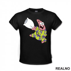 Patrik Sa Jastukom - Sundjer Bob - Sponge Bob - Crtani Filmovi - Majica
