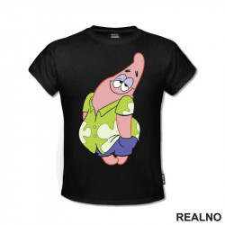 Patrik Se Stidi - Sundjer Bob - Sponge Bob - Crtani Filmovi - Majica
