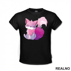 Slatka Ljubičasta Lisica - Životinje - Majica