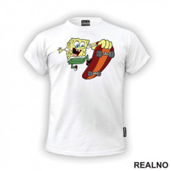 Skejt - Sundjer Bob - Sponge Bob - Crtani Filmovi - Majica