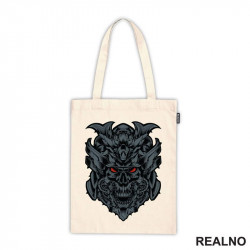 Skull With Red Eyes - Samurai - Ceger Skull With Red Eyes - Samurai - Ceger