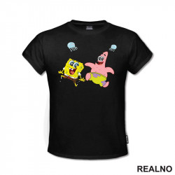 Đuskaju - Patrik - Sundjer Bob - Sponge Bob - Crtani Filmovi - Majica