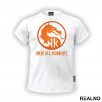 Orange Logo - Mortal Kombat - Majica