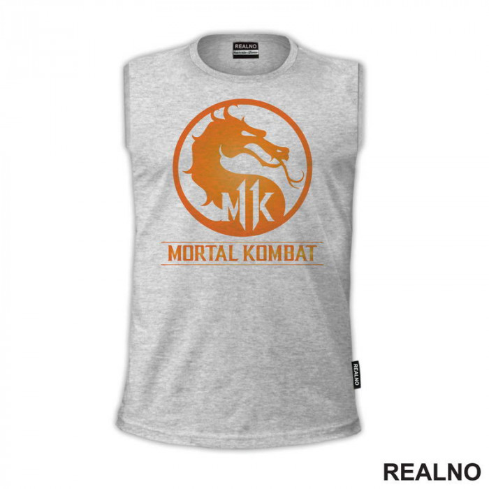 Orange Logo - Mortal Kombat - Majica