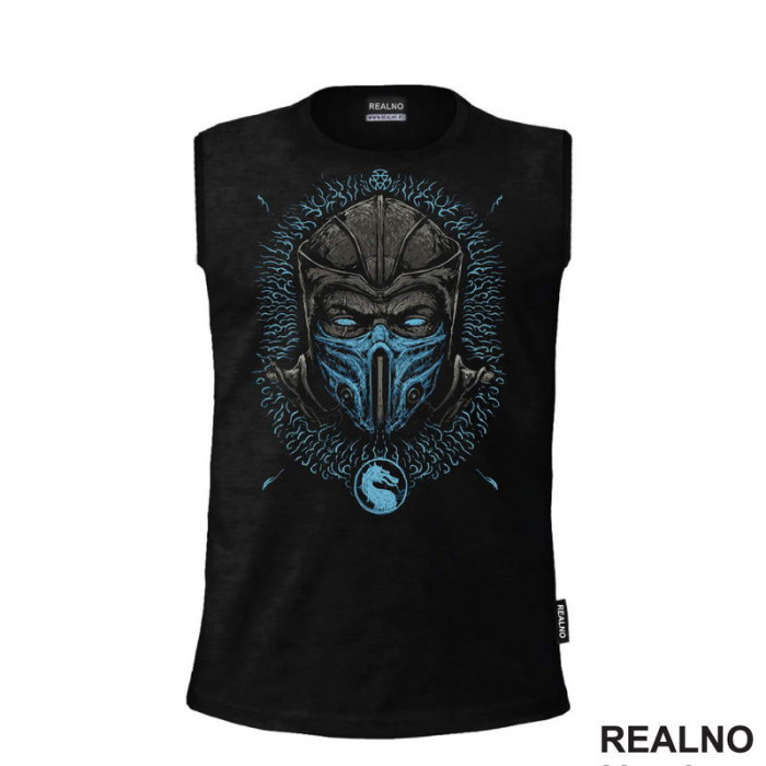 Sub Zero - Dots - Head - Mortal Kombat - Majica Sub Zero - Dots - Head - Mortal Kombat - Majica