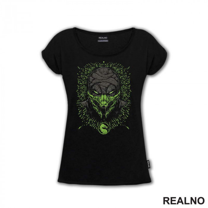Reptil - Dots - Head - Mortal Kombat - Majica Reptil - Dots - Head - Mortal Kombat - Majica