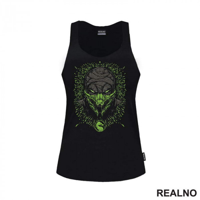 Reptil - Dots - Head - Mortal Kombat - Majica Reptil - Dots - Head - Mortal Kombat - Majica