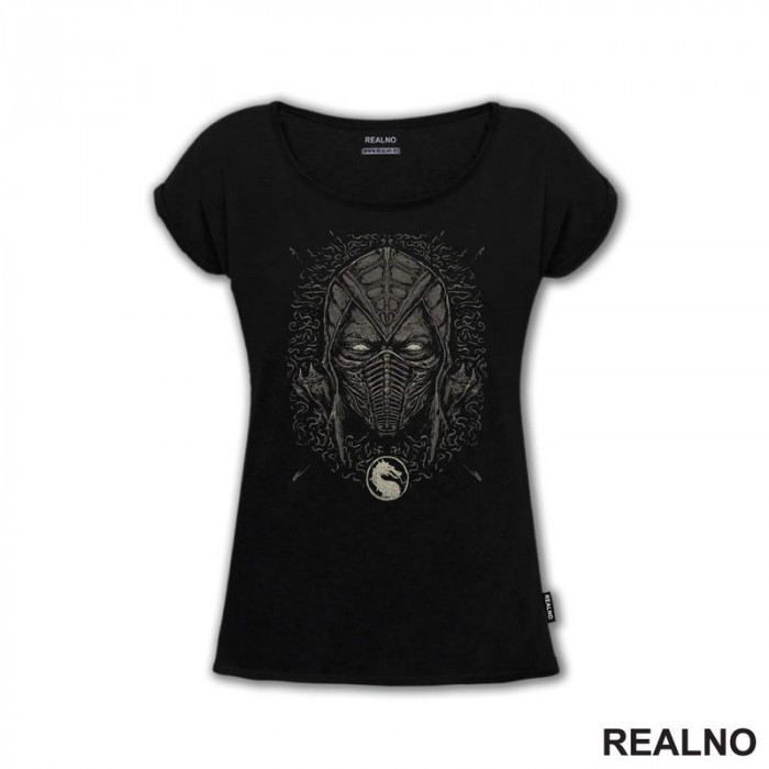 Noob Saibot - Dots - Head - Mortal Kombat - Majica Noob Saibot - Dots - Head - Mortal Kombat - Majica