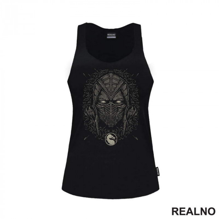 Noob Saibot - Dots - Head - Mortal Kombat - Majica Noob Saibot - Dots - Head - Mortal Kombat - Majica