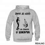 Život Je Lepši Sa Štapom U Rukama - Pecanje - Fishing - Duks