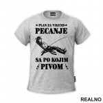 Plan Za Vikend - Pecanje - Fishing - Majica