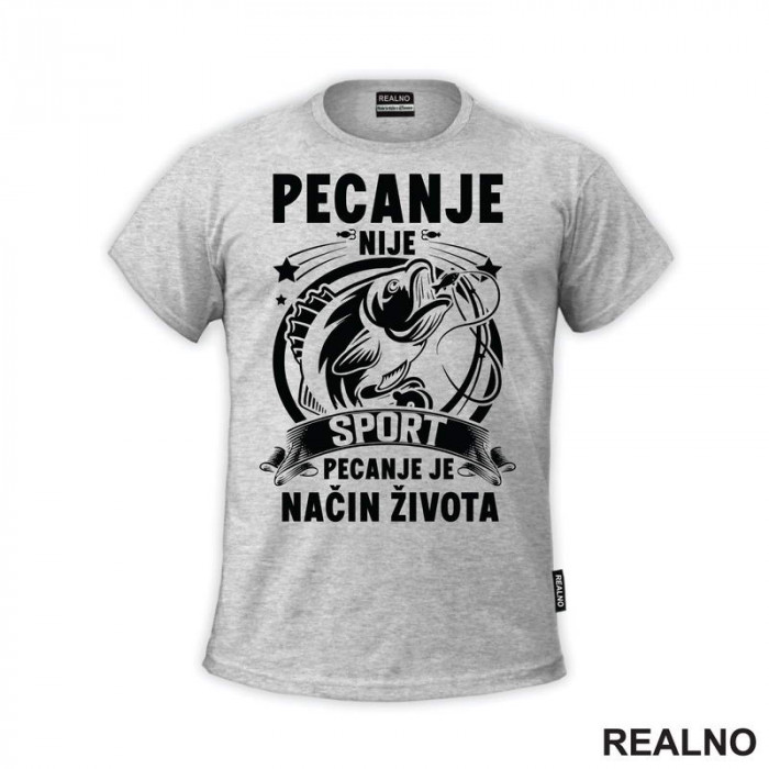 Nije Sport Već Način Života - Pecanje - Fishing - Majica