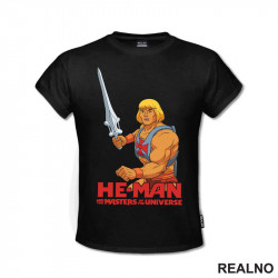 He Man Sa Dignutim Mačem - Masters of the Universe - Majica