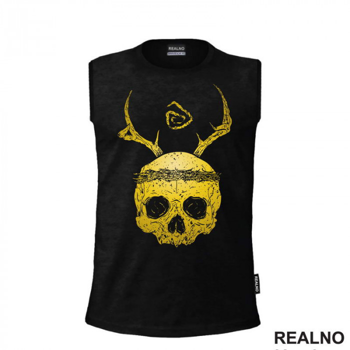 Yellow Skull - True Detective - Majica