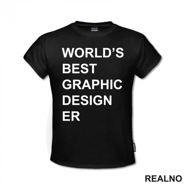 World Best Graphic Design-er - Geek - Majica