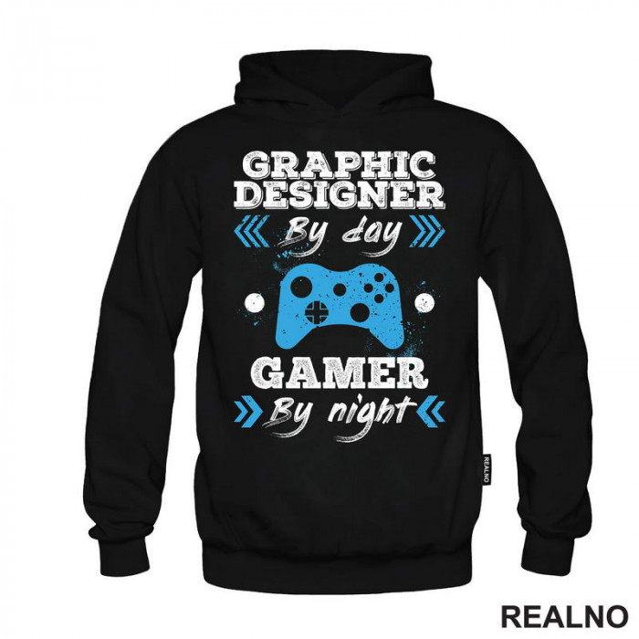 Graphic Designer By Day - Gamer By Night - Geek - Duks