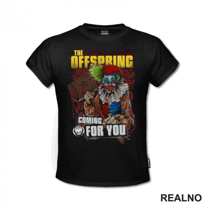 The Offspring - Coming For You - Clown With A Mallet - Muzika - Majica