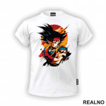 Colors Splashing - Goku - Dragon Ball - Majica