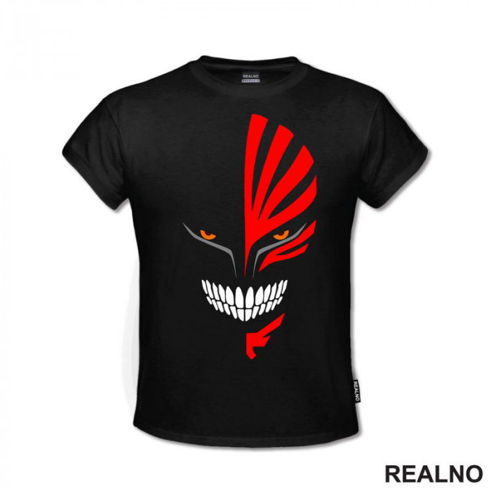 Red Hollow Mask - Bleach - Majica