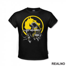 Scorpion And Yellow Logo - Mortal Kombat - Majica Scorpion And Yellow Logo - Mortal Kombat - Majica