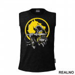 Scorpion And Yellow Logo - Mortal Kombat - Majica