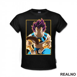 Vegeta Sitting - Gold - Goku - Dragon Ball - Majica