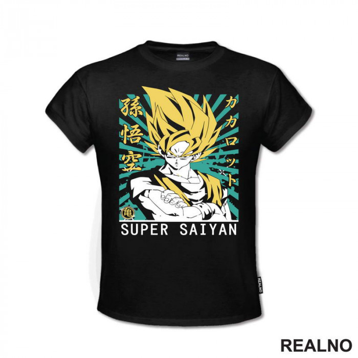 Super Saiyan - Arms Crossed - Goku - Dragon Ball - Majica Super Saiyan - Arms Crossed - Goku - Dragon Ball - Majica