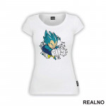 Super Saiyan - Blue - Circles - Goku - Dragon Ball - Majica Super Saiyan - Blue - Circles - Goku - Dragon Ball - Majica