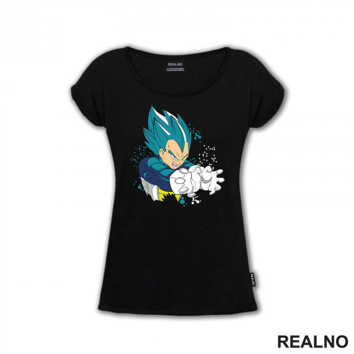 Super Saiyan - Blue - Circles - Goku - Dragon Ball - Majica Super Saiyan - Blue - Circles - Goku - Dragon Ball - Majica
