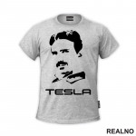 Nikola Tesla - Obris - Majica