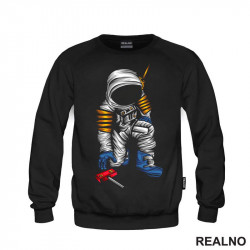 Astronaut Sa Prijemnikom - Space - Svemir - Duks Astronaut Sa Prijemnikom - Space - Svemir - Duks