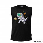 Astronaut - Dinosaurus - Space - Svemir - Majica