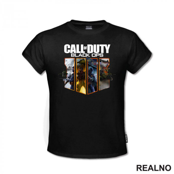 Black Ops - Drawing - Call Of Duty - COD - Majica