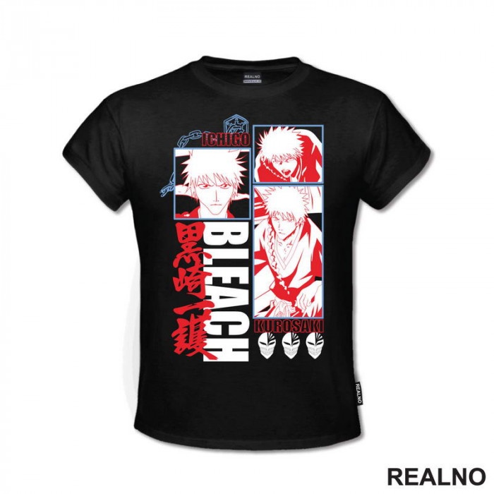 Ichigo Kurosaki - Red And Blue - Bleach - Majica