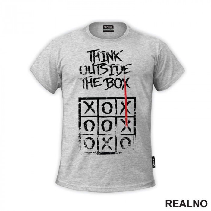 Think Outside The Box - Motivation - Quotes - Majica