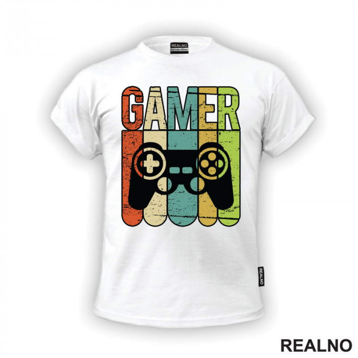 Gamer - Colors And Lines - Games - Majica