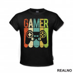 Gamer - Colors And Lines - Games - Majica