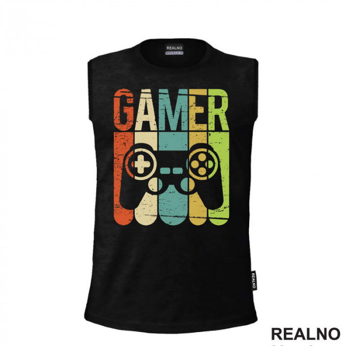 Gamer - Colors And Lines - Games - Majica