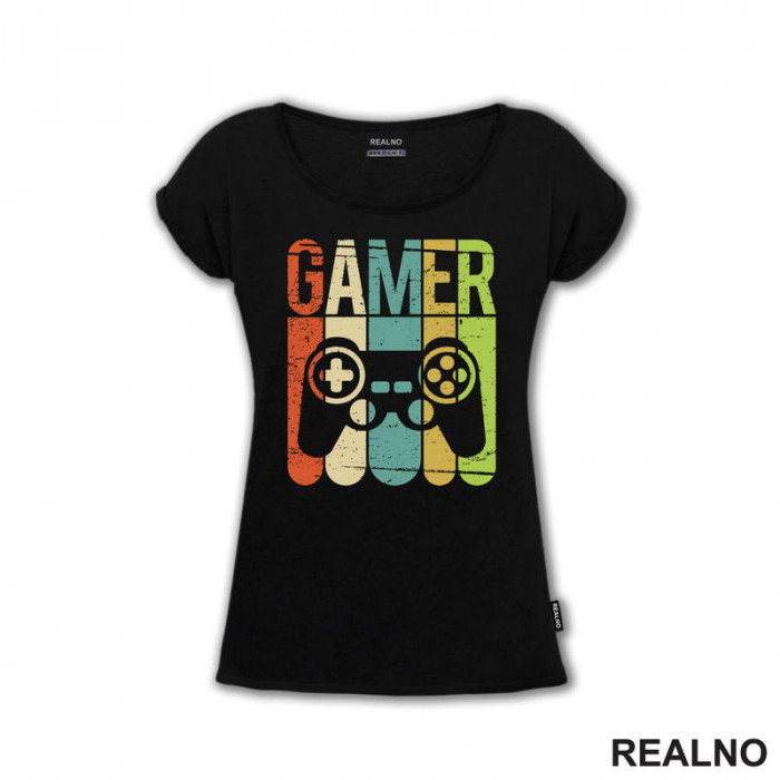 Gamer - Colors And Lines - Games - Majica