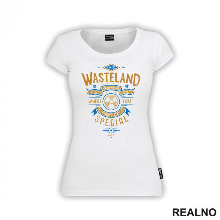 Wasteland - Vault - Fallout - Games - Serija - Majica