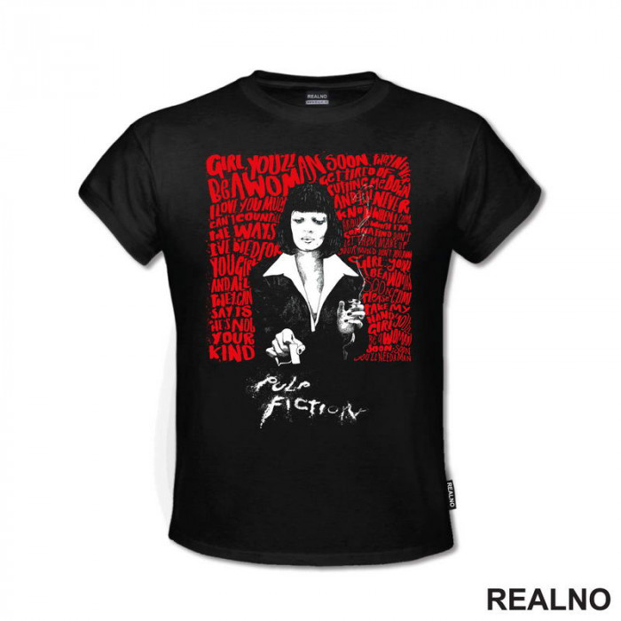 Mia Wallace - Red - Pulp Fiction - Majica