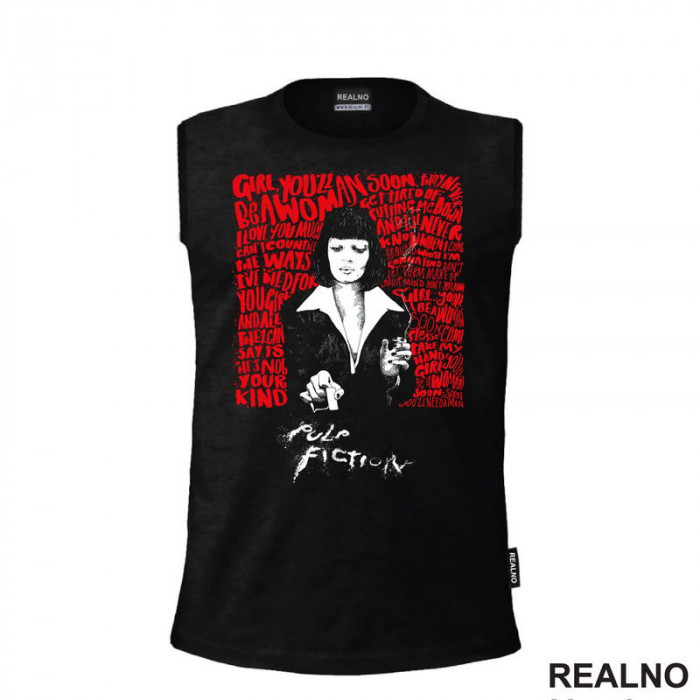 Mia Wallace - Red - Pulp Fiction - Majica