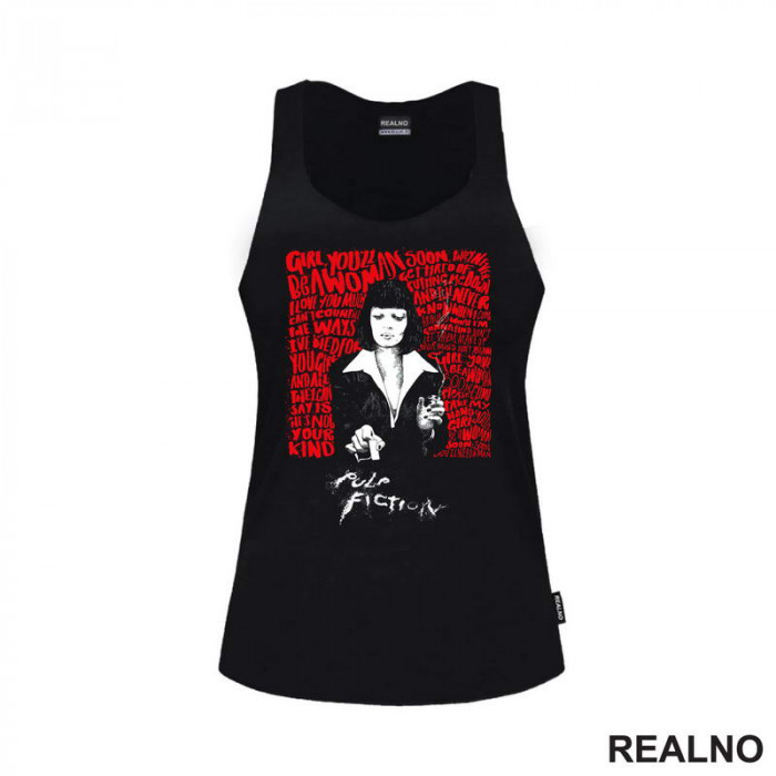 Mia Wallace - Red - Pulp Fiction - Majica